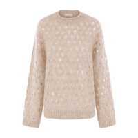 Pulovere Brunello Cucinelli Brunello Cucinelli Perforated Sweater Femei