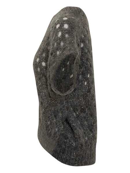 Geci Brunello Cucinelli Brunello Cucinelli Brunello Cucinelli Perforated Vest GREY Femei (BM 18753402) 3