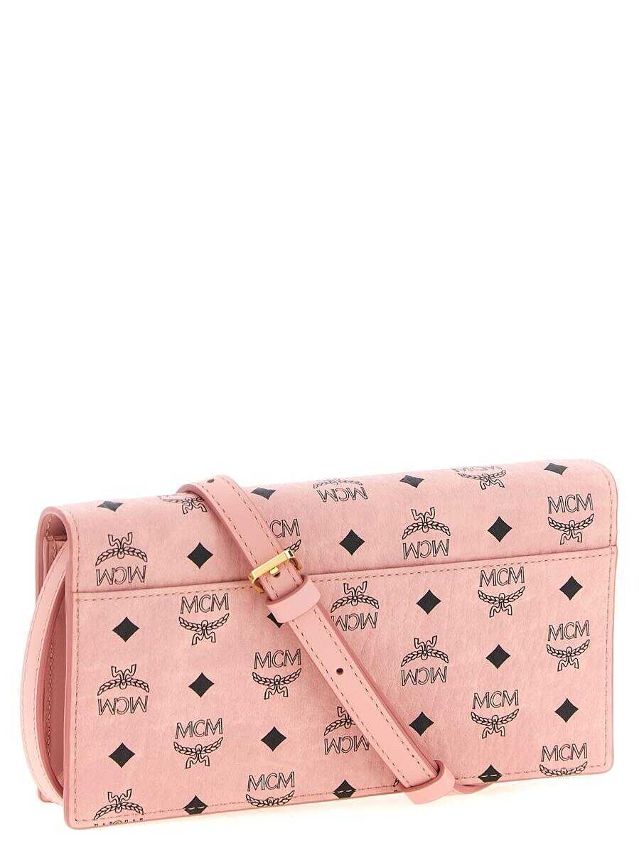 Portofele MCM Mcm Aren Wallet On Chain PINK Femei (BM 18753522) 2