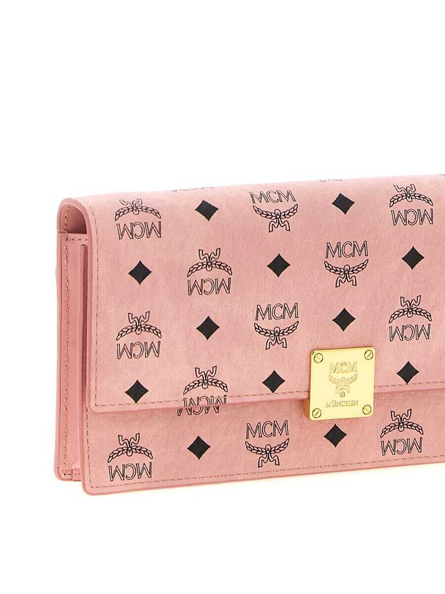 Portofele MCM Mcm Aren Wallet On Chain PINK Femei (BM 18753522) 3