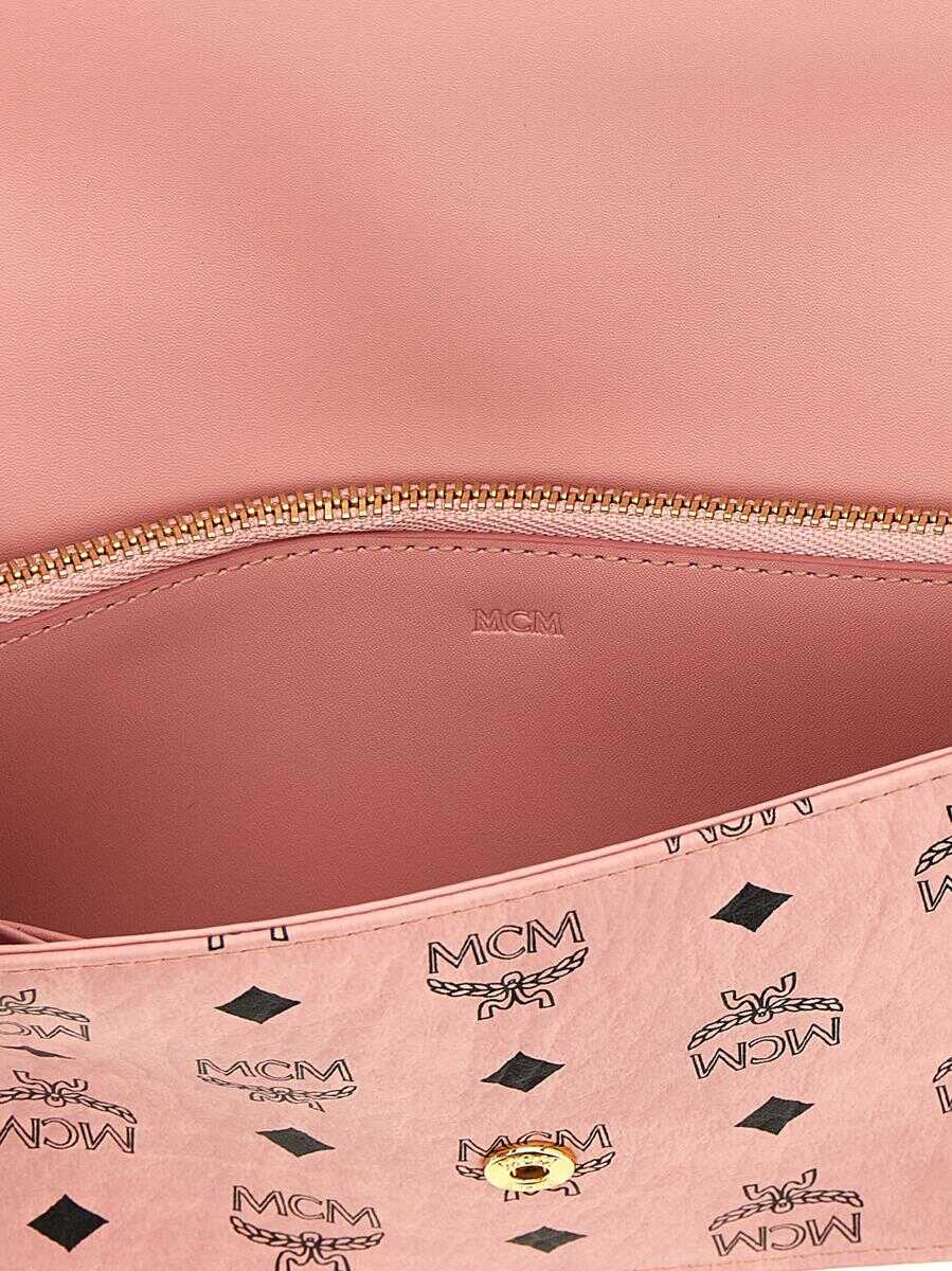 Portofele MCM Mcm Aren Wallet On Chain PINK Femei (BM 18753522) 4
