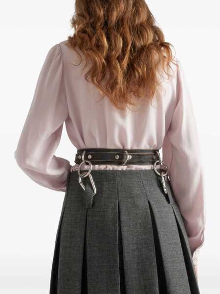 Camasi Prada Prada Shirts Purple Femei (BM 18753654) 3