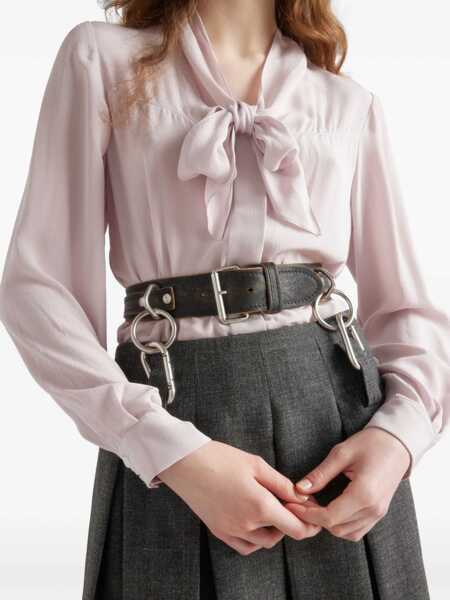 Camasi Prada Prada Shirts Purple Femei (BM 18753654) 4