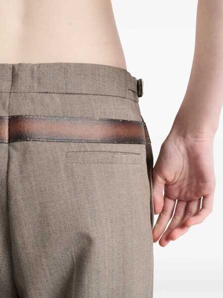 Pantaloni casual Prada Prada Trousers BROWN Femei (BM 18753669) 5