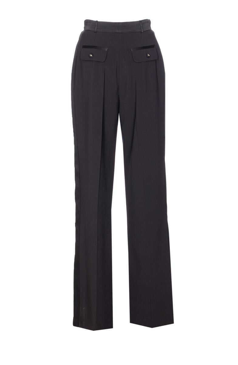 Pantaloni casual Elisabetta Franchi Elisabetta Franchi Trousers Black Femei (BM 18753693) 2