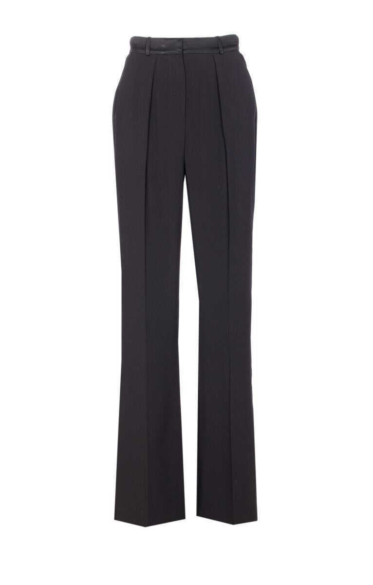 Pantaloni casual Elisabetta Franchi Elisabetta Franchi Trousers Black Femei (BM 18753693) 1