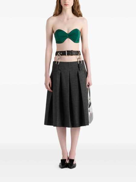 Topuri Prada Prada Top GREEN Femei (BM 18753729) 2