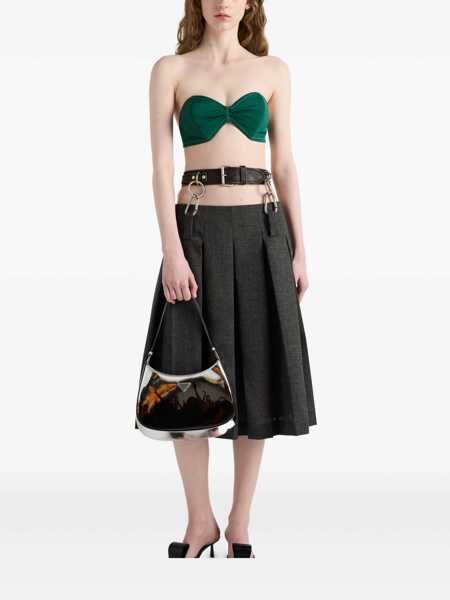 Topuri Prada Prada Top GREEN Femei (BM 18753729) 4