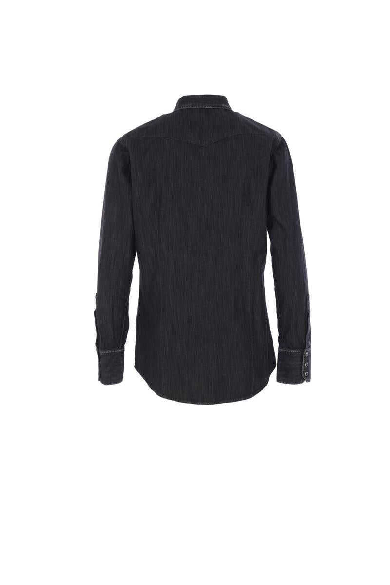 Camasi DSQUARED2 DSQUARED2 Shirts Black Barbati (BM 18754020) 2