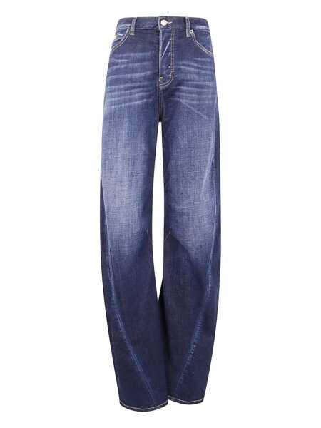 Blugi DSQUARED2 DSQUARED2 D2 Twisted Jeans BLUE Femei (BM 18754041) 1