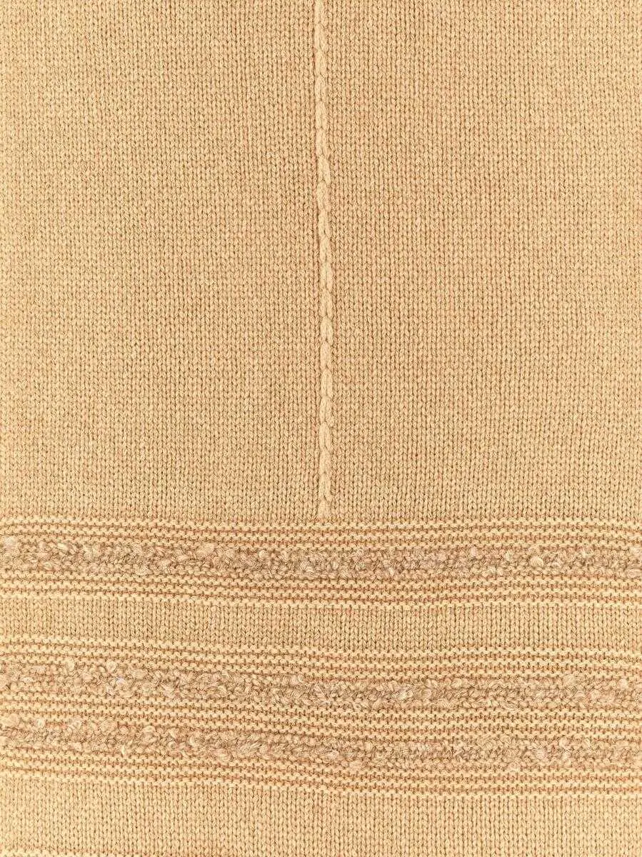 Esarfe Fabiana Filippi Fabiana Filippi Boucl Fringed Scarf Beige Femei (BM 18754047) 3