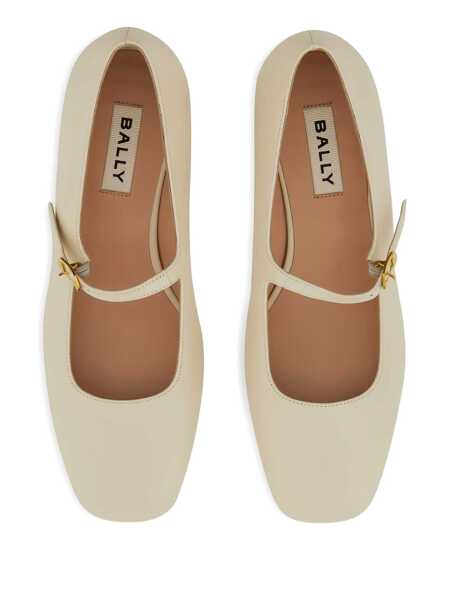 Pantofi cu toc Bally Bally Pump In Leather Beige Femei (BM 18754629) 4