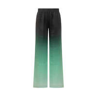 Pantaloni casual Casablanca Casablanca Green Dégradé Jacquard Trousers Femei