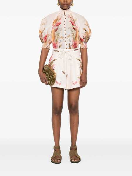 Bluze ZIMMERMANN Ascension rami shirt Beige Femei (BM 18755115) 2