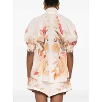 Camasi office Dama - Camasi office ZIMMERMANN Ascension Billow Blouse Beige Femei (BM 18755115) - B-mall.ro