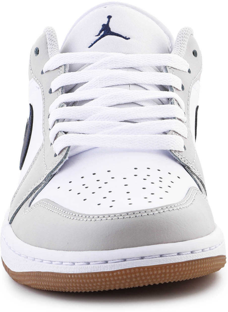 Sneakers Nike Air Jordan 1 LOW White/ Midnight Navy Blanc/ Marine Minuit White/Grey Barbati (BM 18755158) 2