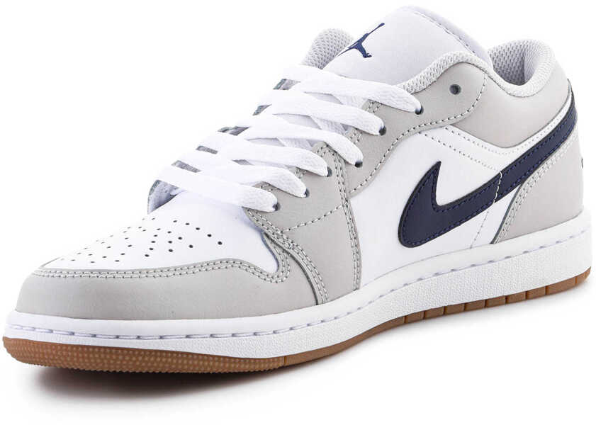 Sneakers Nike Air Jordan 1 LOW White/ Midnight Navy Blanc/ Marine Minuit White/Grey Barbati (BM 18755158) 3