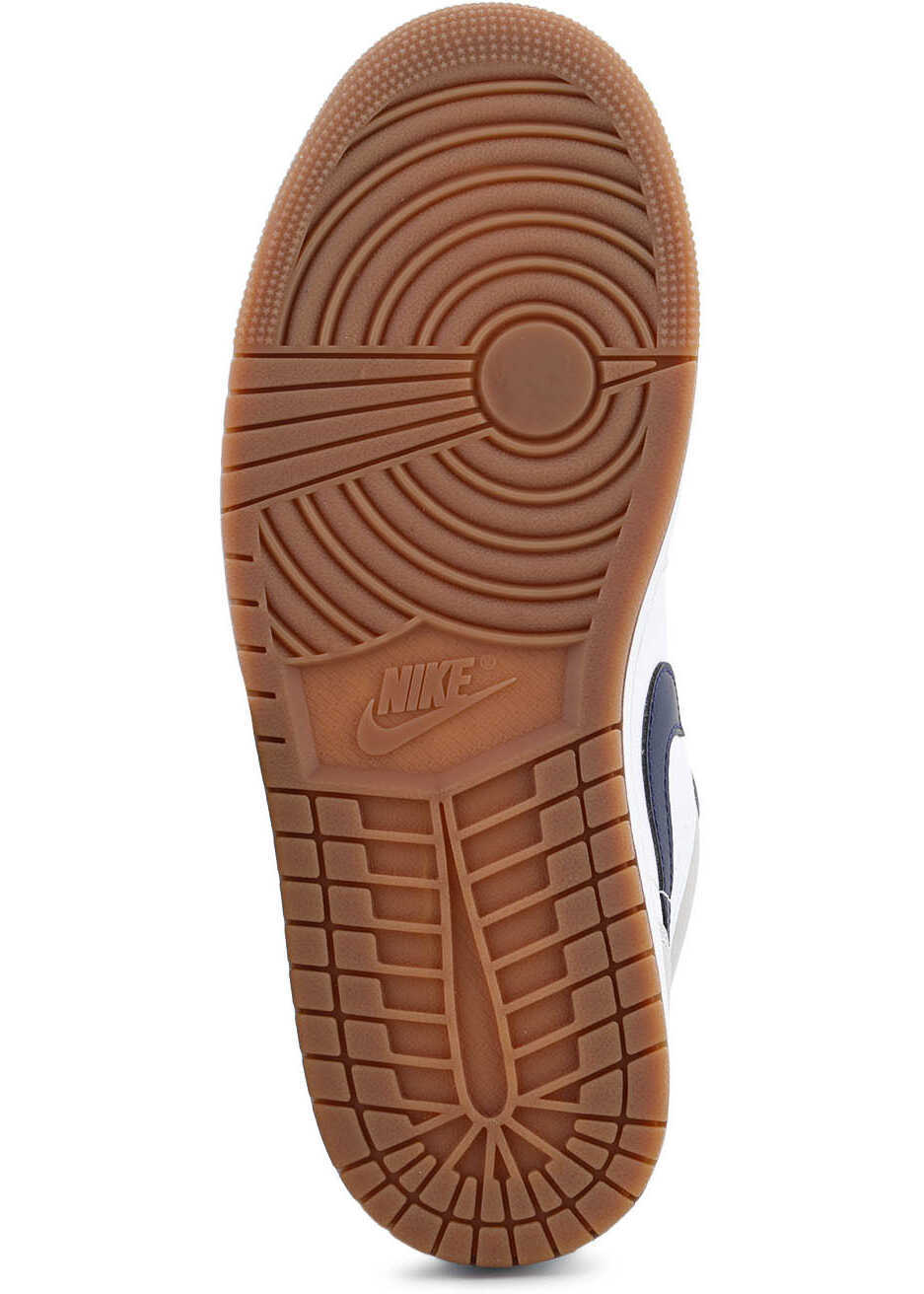 Sneakers Nike Air Jordan 1 LOW White/ Midnight Navy Blanc/ Marine Minuit White/Grey Barbati (BM 18755158) 7