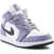 Nike Air Jordan 1 MID White/Dark Blue Grey Blanc/Bleu Gris Fonce White/Purple
