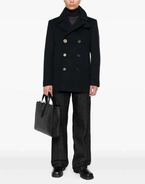 Paltoane Givenchy double-breasted Coat DARK BLUE Barbati (BM 18755179) 2