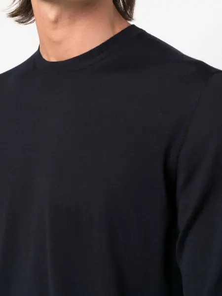 Pulovere Giorgio Armani Virgin wool Sweater BLUE NAVY Barbati (BM 18755263) 5