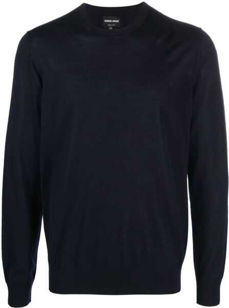 Pulovere Giorgio Armani Virgin wool Sweater BLUE NAVY Barbati (BM 18755263) 1
