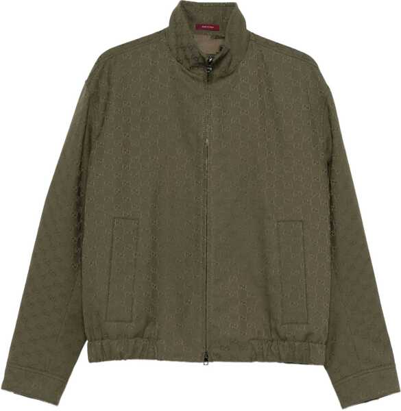 Jachete Gucci GG Supreme Jacket RUSTY GREEN Barbati (BM 18755281) 1