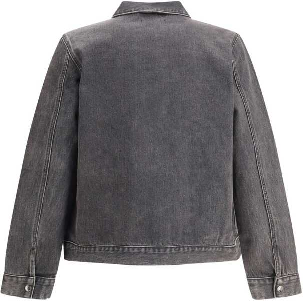 Jachete 7 For All Mankind Harrington Denim Jacket BLACK Barbati (BM 18755284) 2