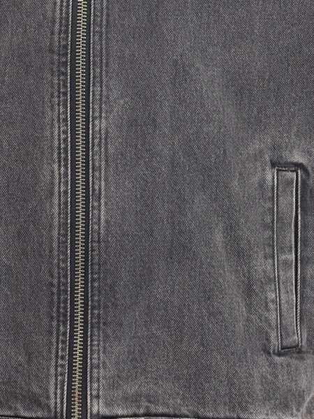 Jachete 7 For All Mankind Harrington Denim Jacket BLACK Barbati (BM 18755284) 4