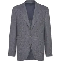 Sacouri Brunello Cucinelli Herringbone Blazer