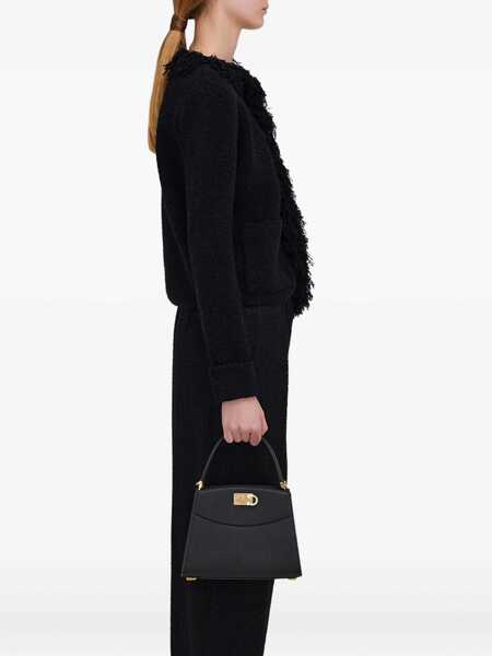 Genti de mana Ferragamo Studio Box Handbag NERO Femei (BM 18755293) 2