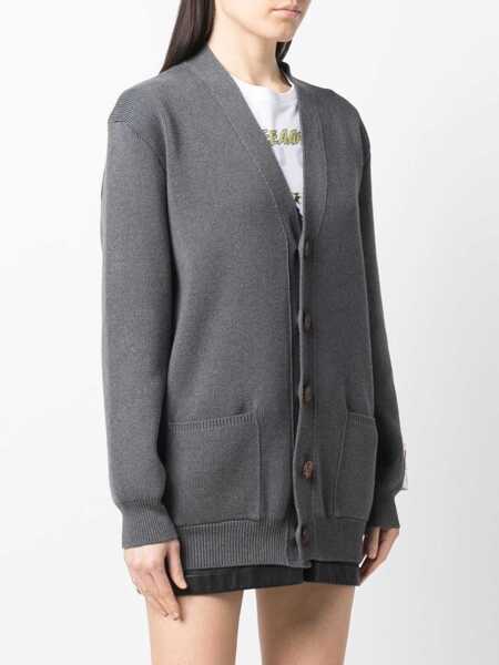 Cardigane Golden Goose Cardigan With Logo GREY Femei (BM 18755356) 4