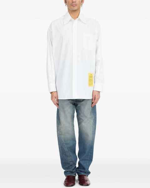 Camasi casual MM6 Maison Margiela Poplin Shirt WHITE Barbati (BM 18755368) 2