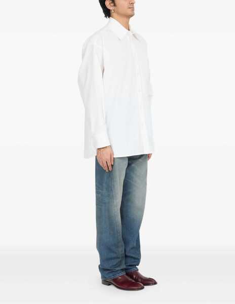 Camasi casual MM6 Maison Margiela Poplin Shirt WHITE Barbati (BM 18755368) 3