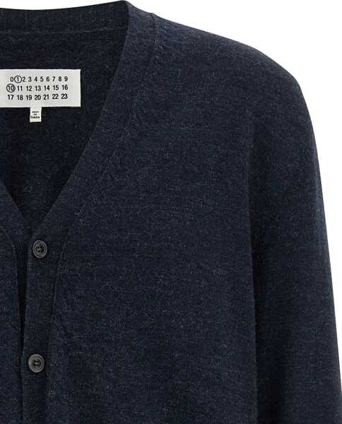 Cardigane Maison Margiela Wool Cardigan NAVY Barbati (BM 18755407) 3