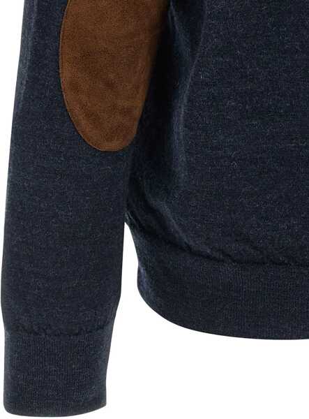 Cardigane Maison Margiela Wool Cardigan NAVY Barbati (BM 18755407) 4