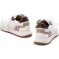 Pantofi sport Brunello Cucinelli Dama - Sneakers Brunello Cucinelli Leather Sneakers with shiny details BLANCO Femei (BM 18755410) - B-mall.ro