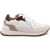 Brunello Cucinelli Leather Sneakers with shiny details BLANCO