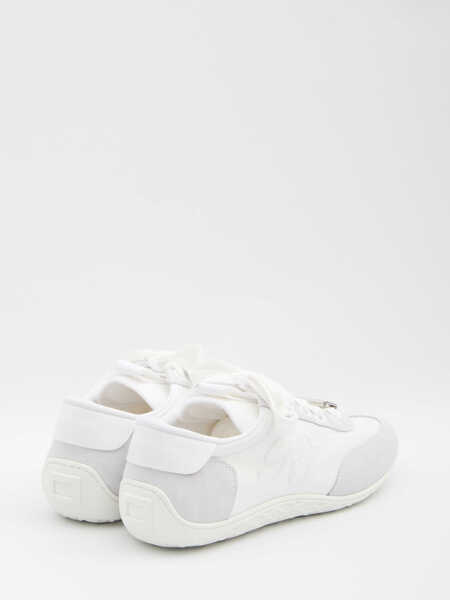 Sneakers Roger Vivier Viv Low Sneakers In Suede WHITE Femei (BM 18755455) 3