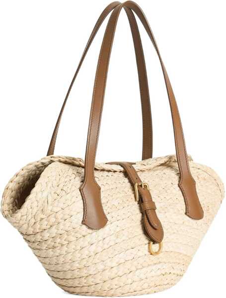 Genti de mana Dolce & Gabbana Capri Coffa Bag In Straw BEIGE Femei (BM 18755482) 4