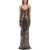 RICK OWENS LILIES Metallic Long Dress GREY