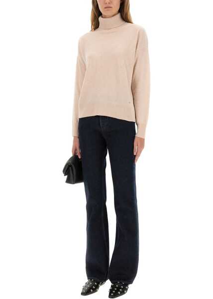 Pulovere casual Woolrich Turtleneck Shirt PINK Femei (BM 18755518) 2