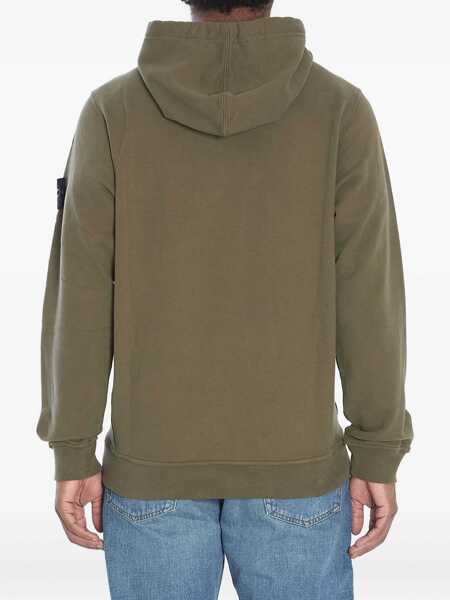Bluze de trening Stone Island Cotton Hoodie GREEN Barbati (BM 18755533) 4