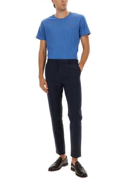 Tricouri Ralph Lauren Cotton T-Shirt BLUE Barbati (BM 18755542) 2