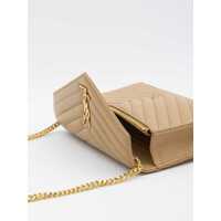 Portofele Saint Laurent Dama - Portofele Saint Laurent Envelope Cassandre Wallet With Chain Beige Femei (BM 18756144) - B-mall.ro