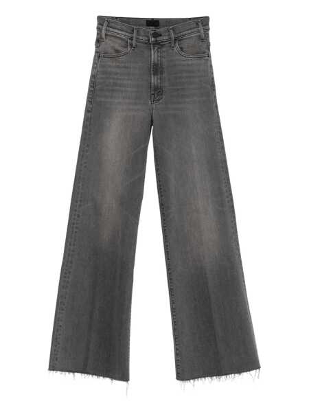 Blugi MOTHER Grey Five-Pocket Flared Jeans In Cotton Denim Woman GREY Femei (BM 18756267) 1