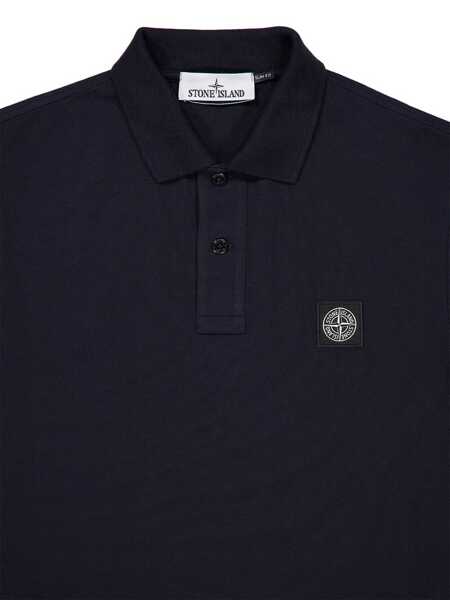 Tricouri Polo Stone Island Stone Island Polo Shirts BLUE Barbati (BM 18756411) 3
