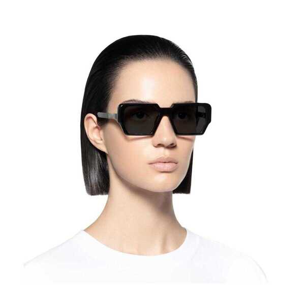 Ochelari de soare Vava Eyewear Vava Eyewear Wl0065 White Label Sunglasses Black Femei (BM 18756630) 2