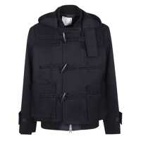Geci Sacai Wool Melton Blouson Clothing Barbati