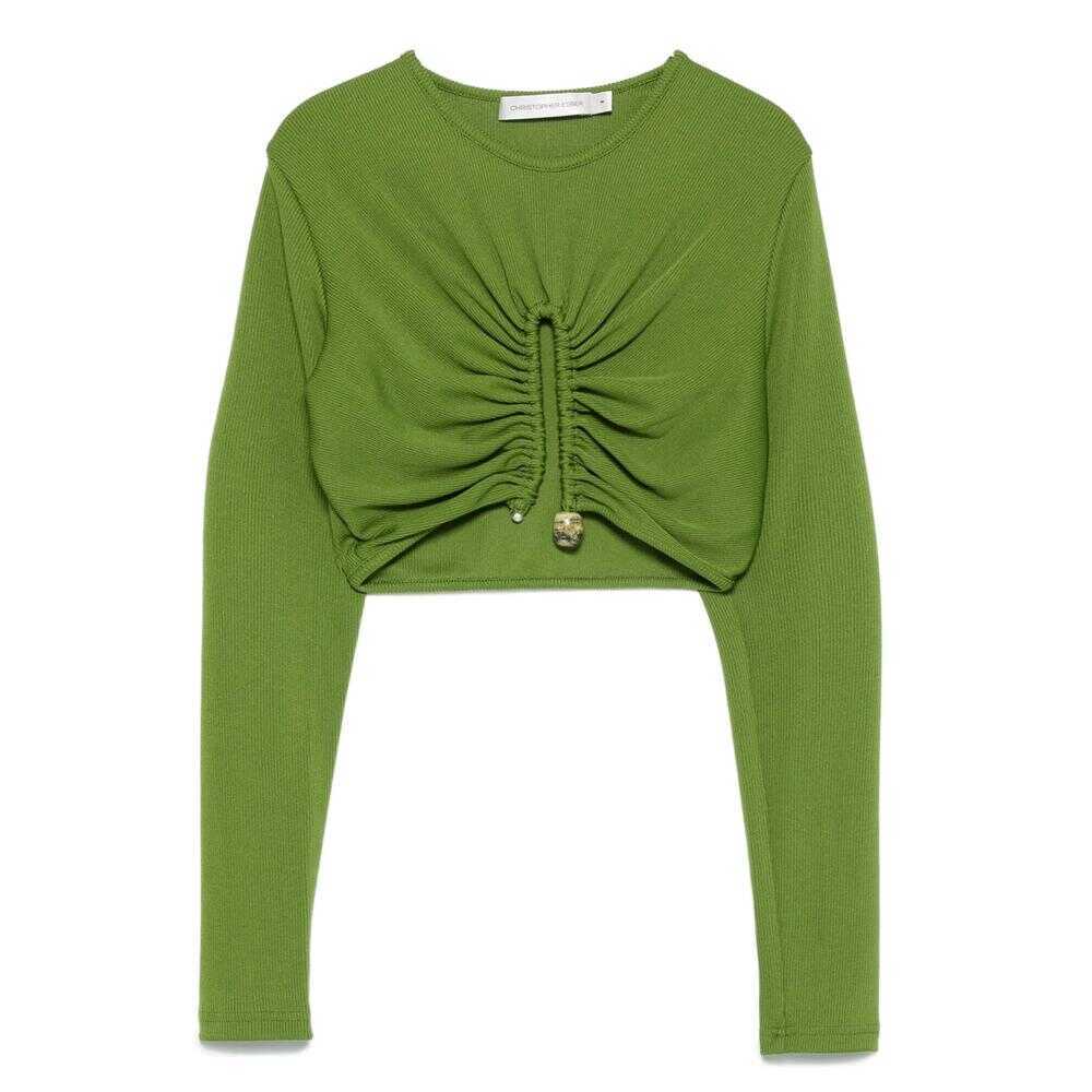 Topuri CHRISTOPHER ESBER Christopher Esber Tops GREEN Femei (BM 18757026) 1